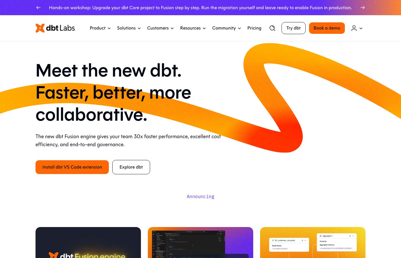 dbt lineage graph showing model dependencies and transformation pipeline